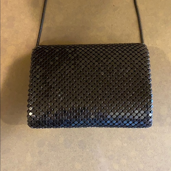 Vintage Black Chainlink Mini Evening Bag - Picture 9 of 9